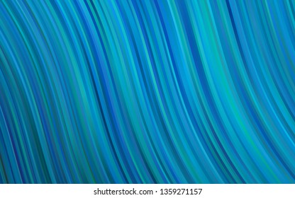 Light BLUE vector background with abstract lines. Creative geometric illustration in marble style with gradient. Brand new design for your ads, poster, banner.