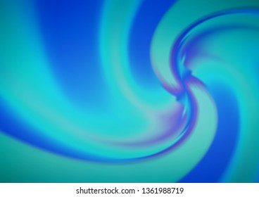 Light BLUE vector background with abstract lines. Geometric illustration in marble style with gradient.  A completely new template for your business design.