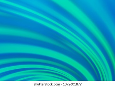 Light BLUE vector background with abstract lines. Shining crooked illustration in marble style. Marble style for your business design.