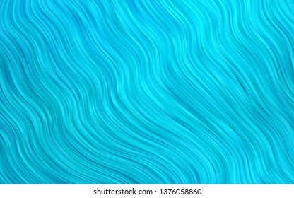 Light BLUE vector background with abstract lines. Geometric illustration in marble style with gradient.  Marble design for your web site.