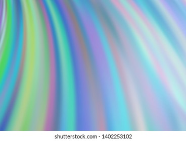 Light BLUE vector background with abstract lines. Brand new colored illustration in marble style with gradient. The best blurred design for your business.