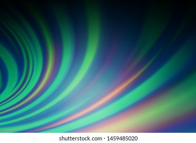 Light BLUE vector background with abstract lines. Creative illustration in halftone marble style with gradient. A completely new marble design for your business.