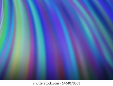 Light BLUE vector background with abstract lines. Creative geometric illustration in marble style with gradient. Brand new design for your ads, poster, banner.