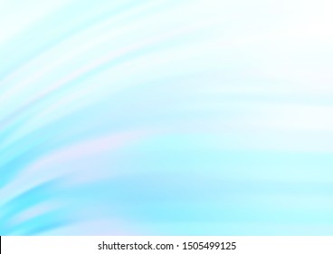 Light BLUE vector background with abstract lines. Shining illustration, which consist of blurred lines, circles. New composition for your brand book.