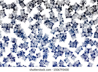 Light BLUE vector background with abstract shapes. Modern abstract illustration with colorful random forms. Modern design for your business card.