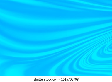 Light BLUE vector background with abstract lines. Glitter abstract illustration with wry lines. Marble design for your web site.