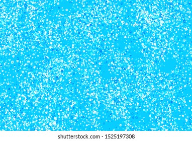 Light BLUE vector background with abstract shapes. Colorful chaotic forms with gradient in modern style. Modern design for your business card.