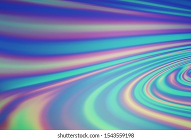 Light BLUE vector background with abstract lines. Modern gradient abstract illustration with bandy lines. New composition for your brand book.