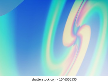 Light BLUE vector background with abstract lines. A vague circumflex abstract illustration with gradient. The template for cell phone backgrounds.