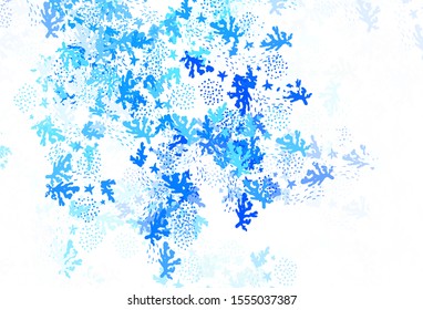 Light BLUE vector background with abstract shapes. Illustration with colorful gradient shapes in abstract style. Best smart design for your business.