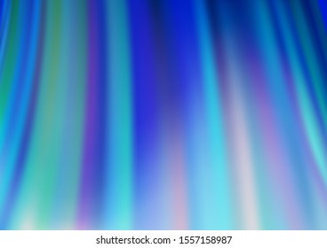 Light BLUE vector background with abstract lines. A vague circumflex abstract illustration with gradient. A completely new template for your business design.