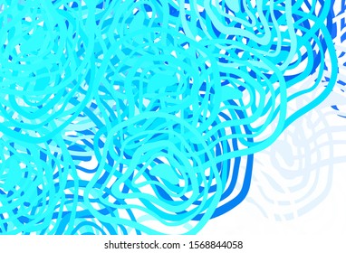 Light BLUE vector background with abstract shapes. Simple colorful illustration with abstract gradient shapes. Modern design for your business card.