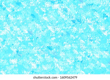 Light BLUE vector background with abstract shapes. Illustration with colorful gradient shapes in abstract style. Best smart design for your business.