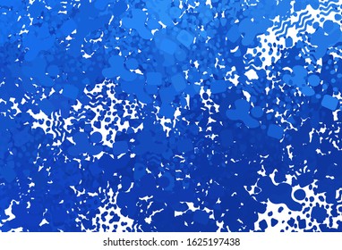Light BLUE vector background with abstract shapes. Illustration with colorful gradient shapes in abstract style. Best smart design for your business.