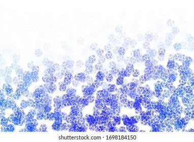 Light BLUE vector background with abstract shapes. Illustration with colorful gradient shapes in abstract style. Best smart design for your business.