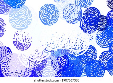 Light BLUE vector background with abstract shapes. Simple colorful illustration with abstract gradient shapes. Simple design for your web site.