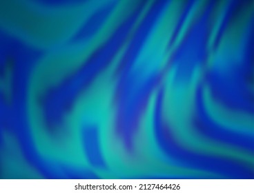 Light BLUE vector background with abstract lines. Creative illustration in halftone marble style with gradient. A completely new template for your business design.