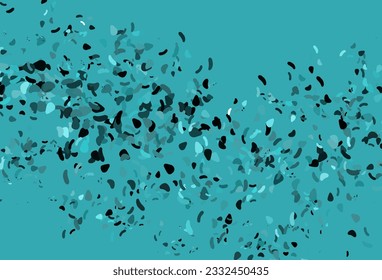 Light BLUE vector background with abstract forms. Simple colorful illustration with abstract gradient shapes. Background for a cell phone.