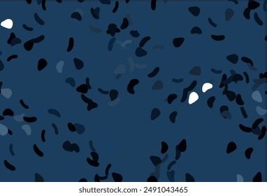 Light BLUE vector background with abstract forms. Decorative design in abstract style with random forms. Background for a cell phone.