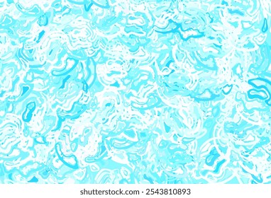 Plano de fundo do vetor AZUL claro com formas abstratas. Ilustração abstrata moderna com formas aleatórias coloridas. Plano de fundo para um telefone celular.