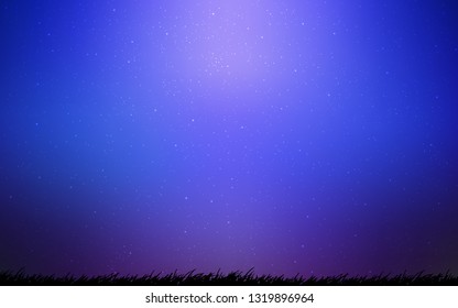 Light BLUE vector background with astronomical stars. Modern abstract illustration with Big Dipper stars. Template for cosmic backgrounds.