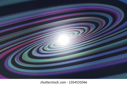 Light BLUE vector background with astronomical stars. Space stars on blurred abstract background with gradient. Template for cosmic backgrounds.