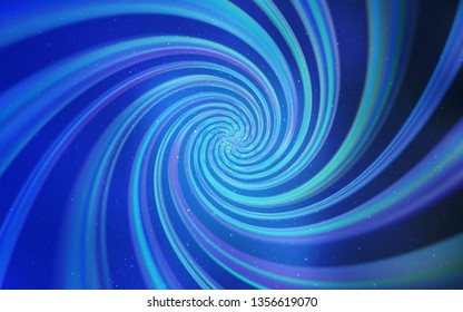 Light BLUE vector background with astronomical stars. Shining colored illustration with bright astronomical stars. Pattern for futuristic ad, booklets.