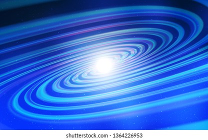 Light BLUE vector background with astronomical stars. Glitter abstract illustration with colorful cosmic stars. Pattern for astrology websites.