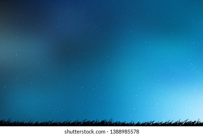 Light BLUE vector background with astronomical stars. Modern abstract illustration with Big Dipper stars. Smart design for your business advert.