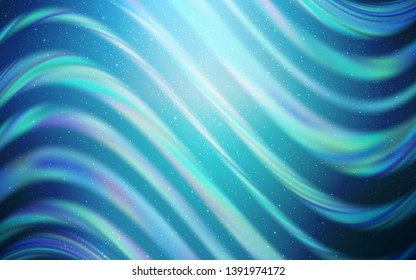 Light BLUE vector background with astronomical stars. Shining colored illustration with bright astronomical stars. Pattern for astrology websites.