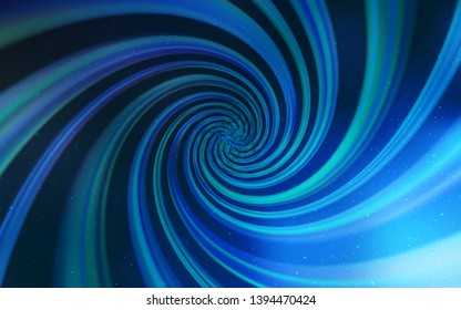 Light BLUE vector background with astronomical stars. Shining illustration with sky stars on abstract template. Template for cosmic backgrounds.