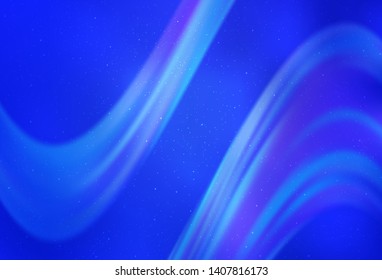 Light BLUE vector background with astronomical stars. Modern abstract illustration with Big Dipper stars. Pattern for astronomy websites.