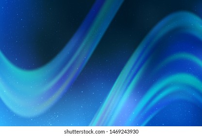 Light BLUE vector background with astronomical stars. Modern abstract illustration with Big Dipper stars. Template for cosmic backgrounds.