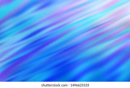 Light BLUE vector background with astronomical stars. Modern abstract illustration with Big Dipper stars. Best design for your ad, poster, banner.