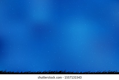 Light BLUE vector background with astronomical stars. Shining illustration with sky stars on abstract template. Pattern for futuristic ad, booklets.