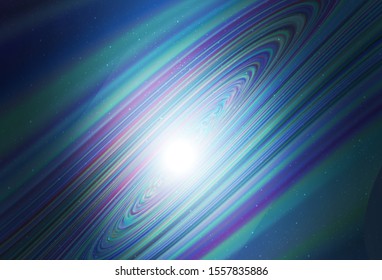 Light BLUE vector background with astronomical stars. Shining illustration with sky stars on abstract template. Pattern for futuristic ad, booklets.