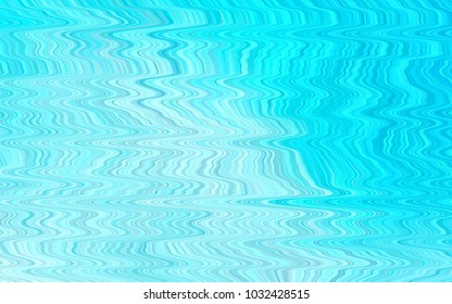 Light BLUE vector background with bent lines. Colorful abstract illustration with gradient lines. The template for cell phone backgrounds.