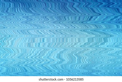 Light BLUE vector background with bent lines. An elegant bright illustration with gradient. Marble style for your business design.
