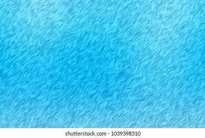 Light BLUE vector background with bent ribbons. Shining crooked illustration in marble style. Marble design for your web site.