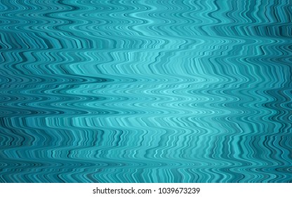 Light BLUE vector background with bent ribbons. Creative illustration in halftone marble style with gradient. The template for cell phone backgrounds.