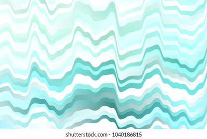 Light BLUE vector background with bent ribbons. Colorful illustration in abstract marble style with gradient. A completely new template for your business design.