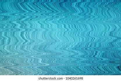 Light BLUE vector background with bent lines. A completely new color illustration in marble style. The best blurred design for your business.