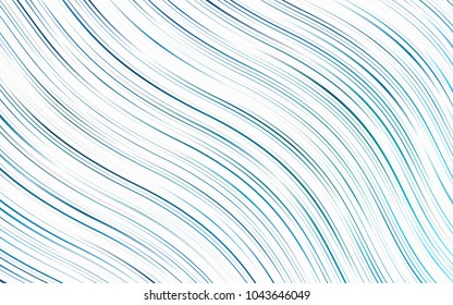 Light BLUE vector background with bent ribbons. Brand-new colored illustration in marble style with gradient. Marble design for your web site.