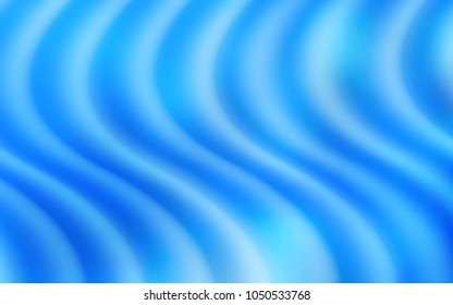 Light BLUE vector background with bent ribbons. Creative illustration in halftone marble style with gradient. The elegant pattern for brand book.