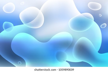 Light BLUE vector background with bent lines. Modern gradient abstract illustration with bandy lines. Memphis style for your business design.