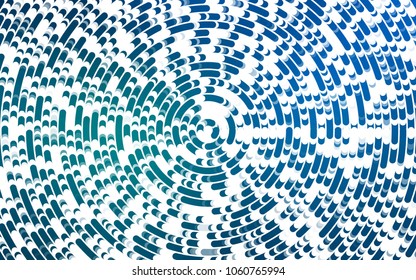 Light BLUE vector background with bent ribbons. Modern gradient abstract illustration with bandy lines. Marble design for your web site.