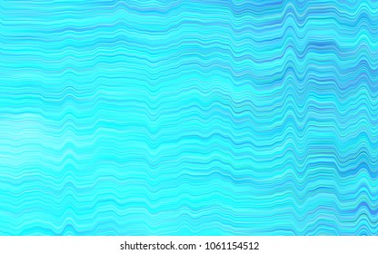 Light BLUE vector background with bent ribbons. A completely new color illustration in marble style. The elegant pattern for brand book.