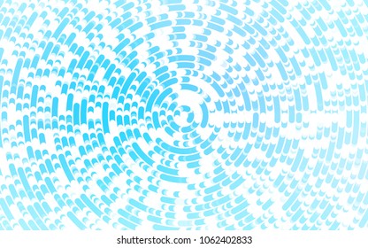 Light BLUE vector background with bent lines. Modern gradient abstract illustration with bandy lines. Textured wave pattern for backgrounds.