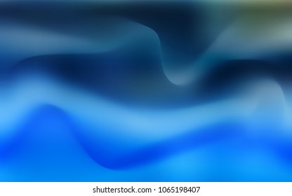 Light BLUE vector background with bent lines. Shining crooked illustration in marble style. A completely new memphis design for your business.
