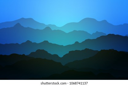 Light BLUE vector background with bent ribbons. Modern gradient abstract illustration with bandy lines. A completely new template for your business design.